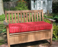 Garden Bench Cushion With Sunbrella Fabric