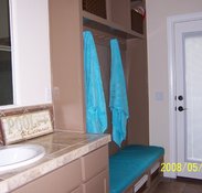 Cabana Bath Bench Cushion Sunbrella Aruba Fabric
