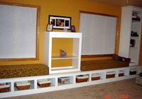 Window Seat Cushions For Custom Bookcase