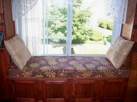 Custom Window Seat Cushion For Loft Reading Nook