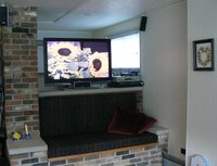 Custom Made Cushions For Fireplace Love Seat