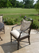 Patio cushion chair backs
