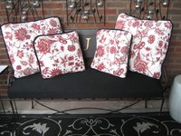 Outdoor Bench with Cushion