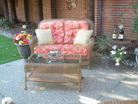 Sunbrella Love Seat Cushions For Outdoor Room