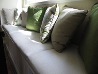 Kitchen Banquette And 3 Fitted Sunbrella Cushions