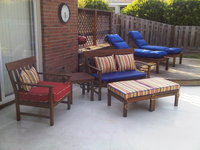 Pool Furniture Update With Sunbrella Cushions