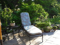 Woodard Chaise With Custom Sunbrella Cushion