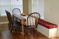 Built In Bench With My New Cushions!