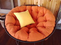 Custom Sunbrella Tuscan Papasan Cushion