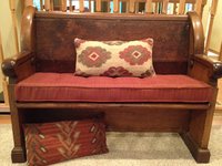 Robert Allen Bench Cushion Antique Church Pew
