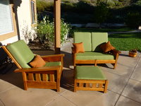 Garden Set with Sunbrella Deep Seating Cushions