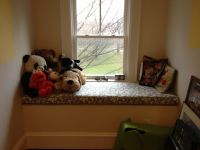 Custom Sunbrella Nursery Window Seat Cushion