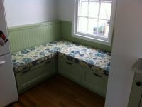 Sunbrella Kitchen Corner Window Seat Cushion
