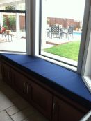 custom bay window seat cushion