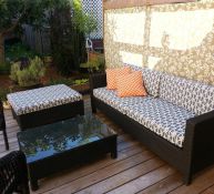 Outdoor Wicker Deep Seat Sofa Cushions