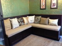 Kitchen Bench Project & Custom Sunbrella Cushions