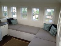 Window Benches With Sunbrella Cushions and Pillows