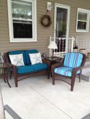 Patio With Sunbrella Wicker Replacment Cushions
