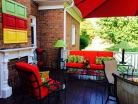 Colorful Back Porch - New Sunbrella Chair Cushions