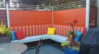 Custom Sunbrella Bench Back Cushions