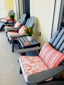 Custom Sunbrella Adirondack Chair Cushions