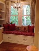 Comfy Custom Sunbrella Window Seat Cushion