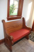 Custom Sunbrella Pew Bench Cushion