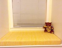 Premier Prints Yellow Window Seat Cushion