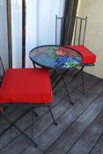 Sunbrella Jockey Red Patio Seat Cushions