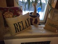 Sunbrella Button-Tufted Window Seat Cushion