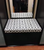 Custom Closet Bench With New Robert Allen Cushion