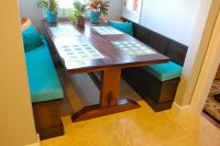 Sunbrella Aruba Custom Kitchen Nook Bench Cushions