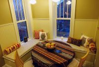 Bench Cushions and Pillows for Renovated Nook