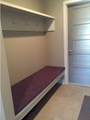Purple Mud Room Drop Zone Bench Cushion