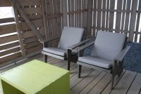 Adirondack Chair Cushions In Sunbrella Taupe