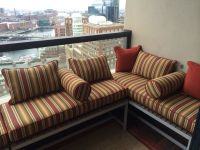 Sunbrella Cushions & Pillows On Boston Terrace