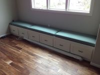 Custom Sunbrella Bench Window Seat Cushions