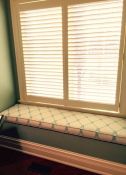 Perfect Window Seat Cushion In Al Fresco Fabric