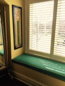 Beautiful Custom Sunbrella Window Seat Cushion