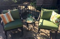 Iron Deep Seat Patio Chair Cushions - Sunbrella