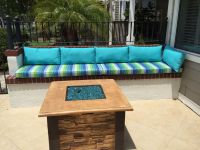 Awesome Patio With Sunbrella Cushions & Pillows
