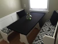 Custom Breakfast Nook Bench Cushions