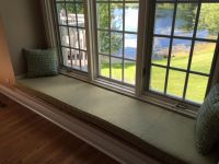 Custom Robert Allen Window Cushion & Pillows