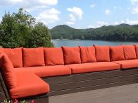 Custom Sunbrella Outdoor Bench Cushions