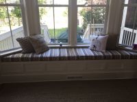 Kitchen Window Seat Cushion With Customer's Fabric