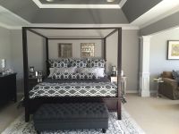 Custom Robert Allen Bed Skirt And Throw Pillows