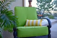 Sunbrella Deep Seat Iron Patio Chair Cushions