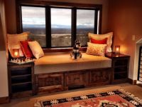 New Sunbrella Window Seat Cushion With Ranch View