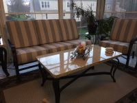 Sunroom Update With Sunbrella Deep Seat Cushions
