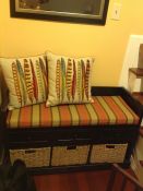 Entry Bench With Sunbrella Cushion